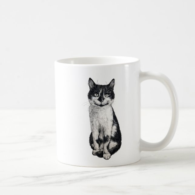 Ogie die Katze Kaffeetasse (Rechts)