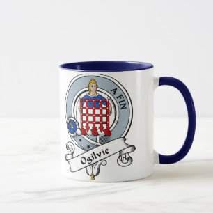 Ogilvie Clan-Abzeichen Tasse