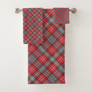 Ogilvie Old Rare Scottish Tartan Badhandtuch Set