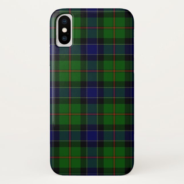 Ogilvie Tartan Blau kariert Case-Mate iPhone Hülle (Rückseite)