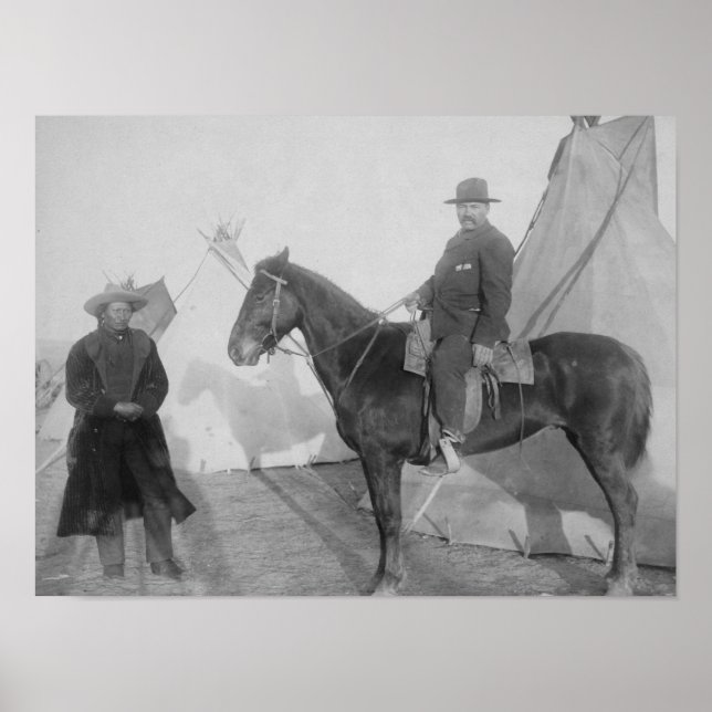 Oglala Chef "Rocky Bear" mit White Poster (Vorne)