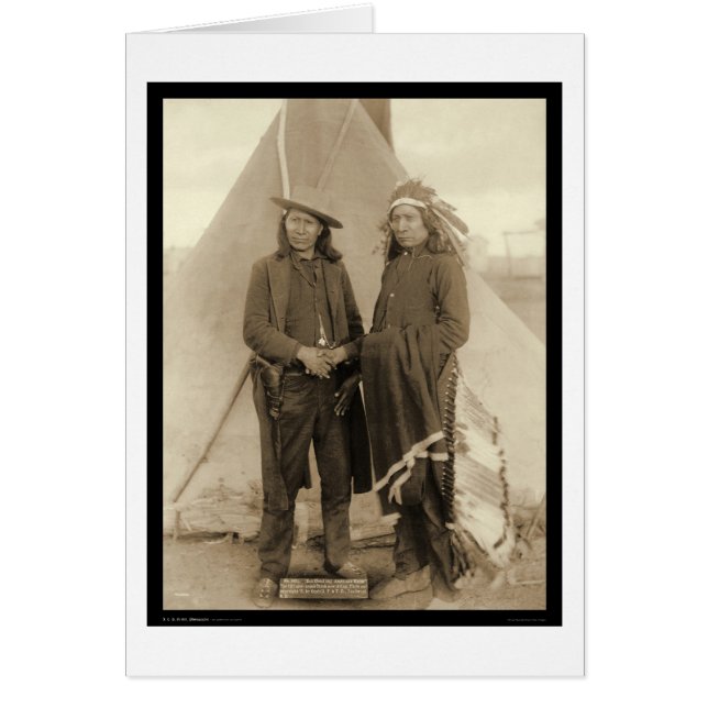 Oglala Chiefs Red Cloud & American Horse SD 1891 (Vorne)