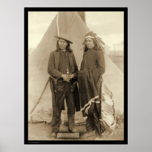Oglala Chiefs Red Cloud & American Horse SD 1891 Poster