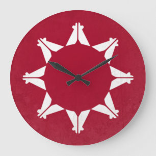 Oglala Große Wanduhr