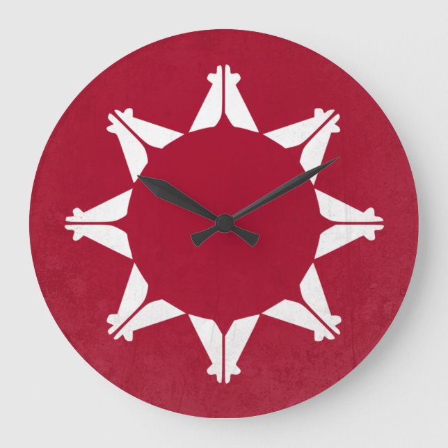Oglala Große Wanduhr (Vorderseite)
