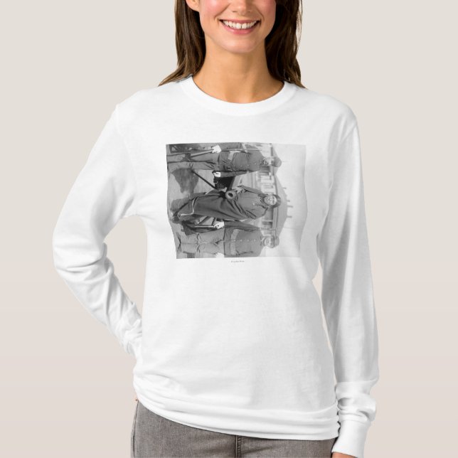 Oglala indische viel-Pferde mit dem 2 T-Shirt (Vorderseite)