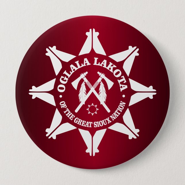Oglala Lakota Button (Vorderseite)