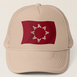 Oglala Lakota Flag Hat Truckerkappe