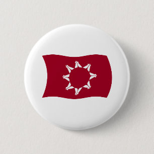 Oglala Lakota Flagge Button