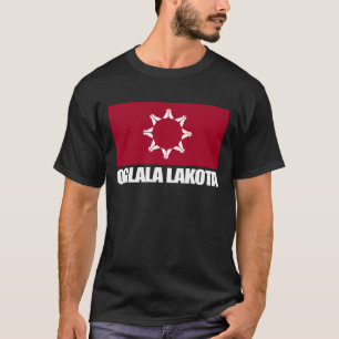 Oglala Lakota Flaggen-Kleid T-Shirt