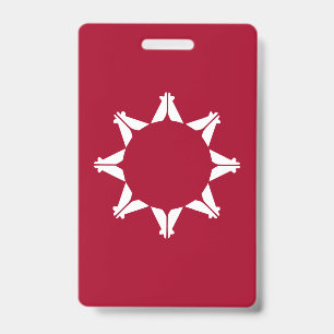 Oglala Lakota Sioux Flag Ausweis