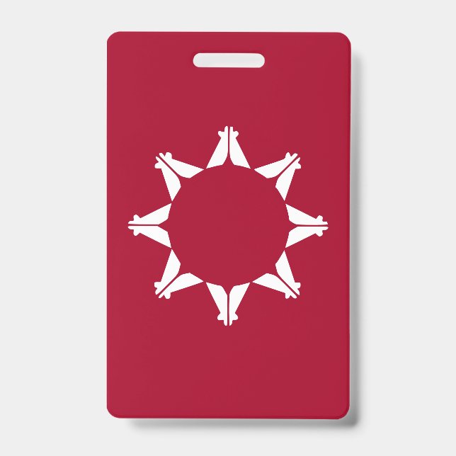 Oglala Lakota Sioux Flag Ausweis (Vorderseite)