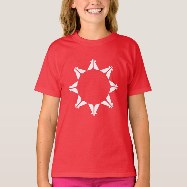 Oglala Lakota Sioux Flag T-Shirt (Vorderseite)