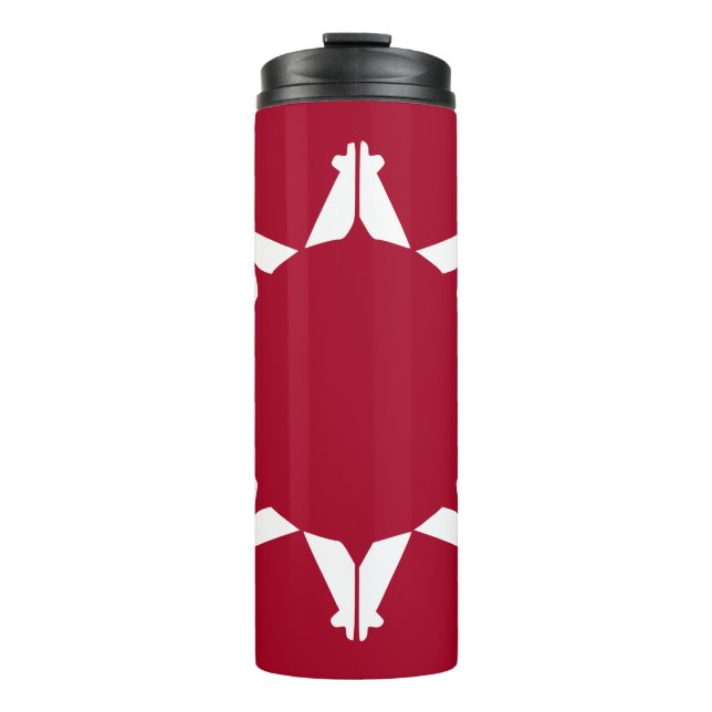 Oglala Lakota Sioux Flag Thermosbecher (Vorderseite)