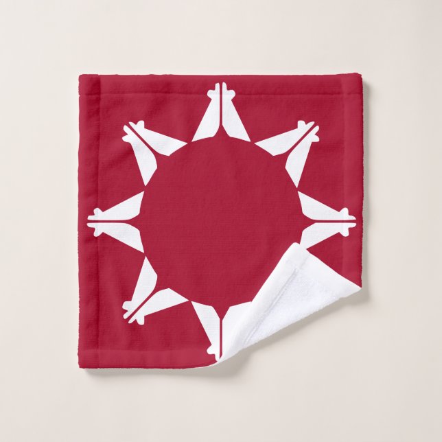 Oglala Lakota Sioux Flag Waschlappen (Waschlappen)