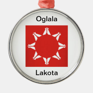Oglala Lakota Verzierung Ornament Aus Metall