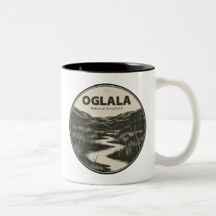 Oglala National Grassland Nebraska Stream Zweifarbige Tasse