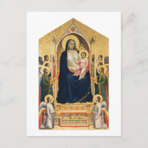 Ognissanti Madonna, Giotto, 1306-1310 Postkarte