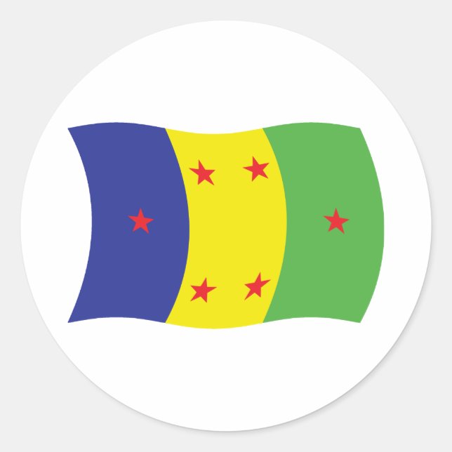 Ogoni People Flag Sticker (Vorderseite)