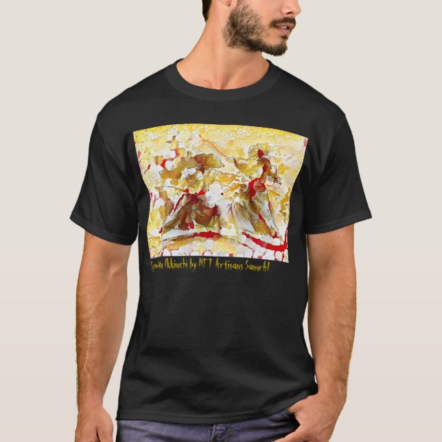 Ogonshoku Ikkiuchi - Artist - NFT Artisans SamurAI T-Shirt (Vorderseite)