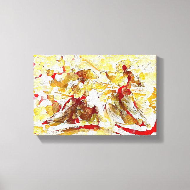 Ogonshoku Ikkiuchi von NFT Artisans Leinwanddruck (Vorderseite)