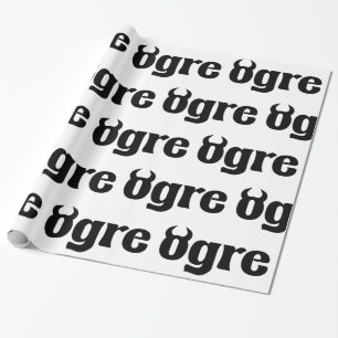 Ogre Geschenkpapier