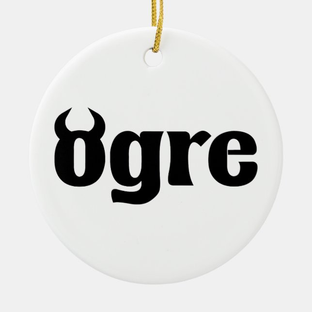 Ogre Keramik Ornament (Vorne)
