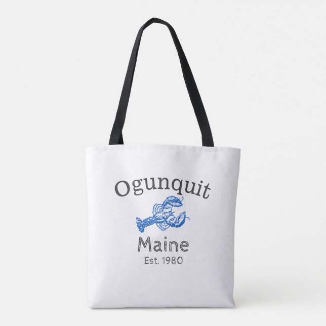 Ogunquit Maine Hummer-Taschen-Tasche (Rückseite)