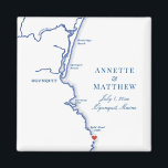 Ogunquit Maine Karte Elegant Wedding Gevor Magnet<br><div class="desc">Die Magnete von Ogunquit, Maine Map sind ideal, um Ihre Gäste aus der Stadt mit Begrüßungsgeschenken zu empfangen oder für Ihre Hochzeitsfeier zu gestalten. Das Herz liegt über Cliff House Maine, aber Sie können das Herz bewegen, indem Sie unter "Personalisieren" auf "Bearbeiten mit dem Designwerkzeug" klicken. Diese maßgeschneiderten Hochzeitsmagnete sind...</div>