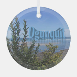 Ogunquit, Maine Ornament Aus Glas
