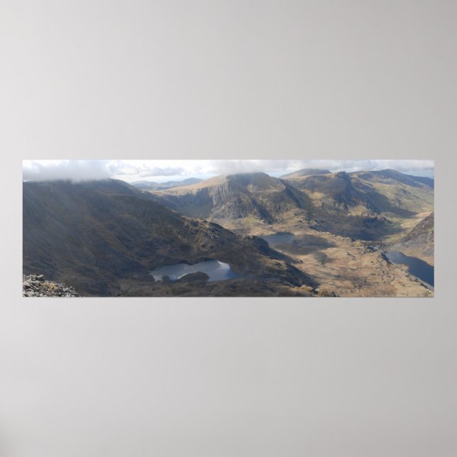 Ogwen Valley, Snowdonia Poster (Vorne)