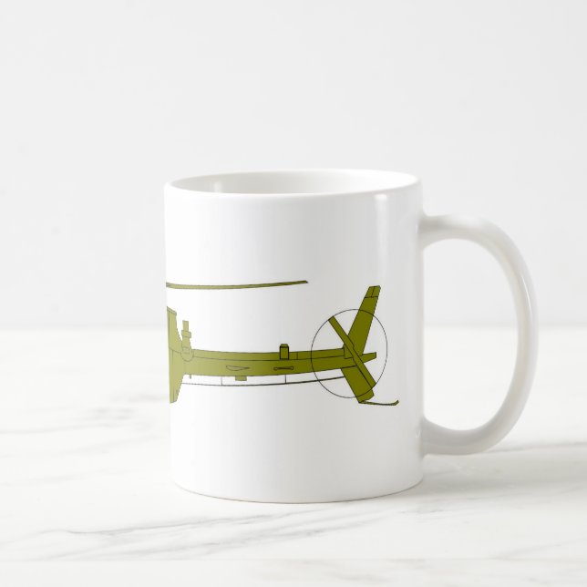 OH-58D Beobachtungs-Hubschrauber Kaffeetasse (Rechts)