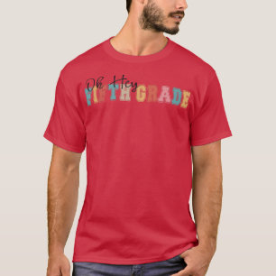Oh, 5. Klasse zurück zur Schule Retro T-Shirt