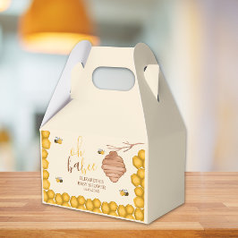 Oh Babee, Cute Watercolor Bee Baby shower Geschenkschachtel