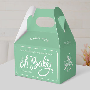 Oh Baby - Baby Duschkabine - Green Geschenkschachtel