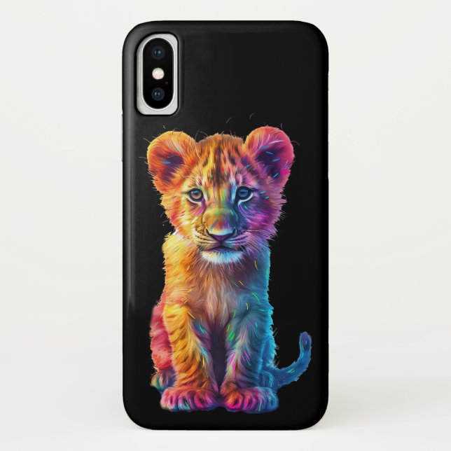 Oh Baby Big Cat Cub Case-Mate iPhone Hülle (Rückseite)
