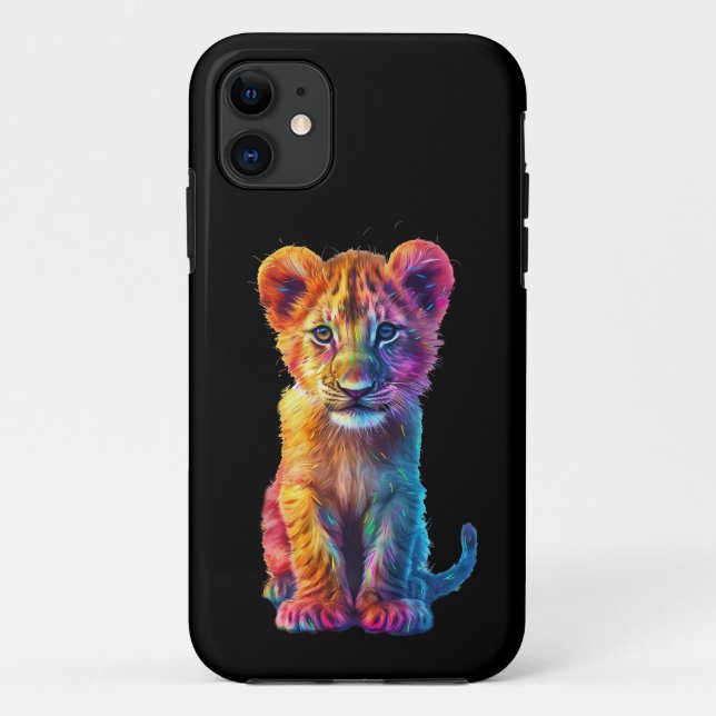 Oh Baby Big Cat Cub Case-Mate iPhone Hülle (Rückseite)
