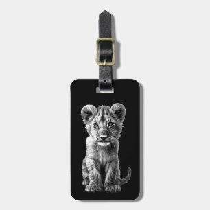 Oh Baby Big Cat Cub Gray Gepäckanhänger