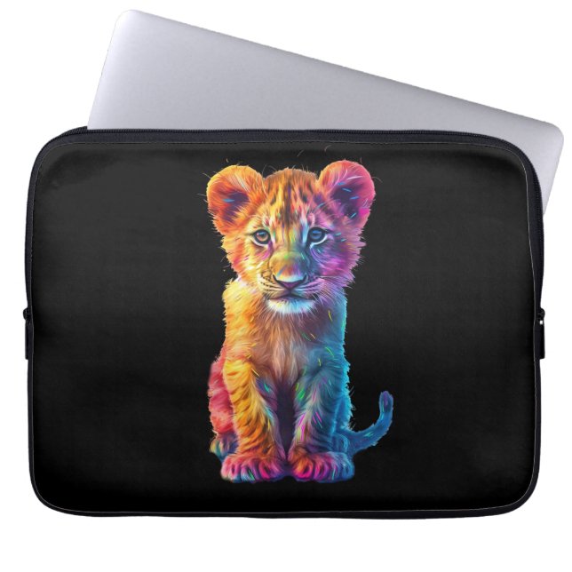 Oh Baby Big Cat Cub Laptopschutzhülle (Vorderseite)