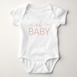 Oh Baby Bodysuit, Baby Duschgeschenk Bodysuit Strampler