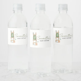 Oh Baby Boho Eucalyptus Baby Dusche Wasserflaschenetikett