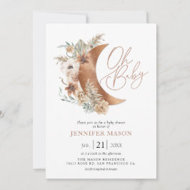 Oh Baby Boho Gender Neutral Baby Shower Einladung