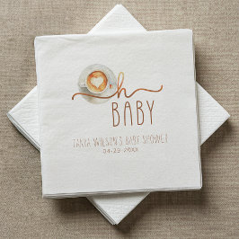 Oh Baby Coffee Baby Dusche Serviette