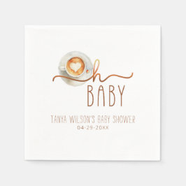 Oh Baby Coffee Baby Dusche Serviette