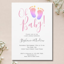 Oh Baby Couples Girl's Baby Shower