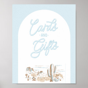 Oh Baby Cowboy Baby Shower Karten & Geschenke Poster