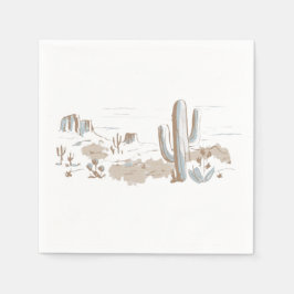 Oh Baby Cowboy Shower  Serviette