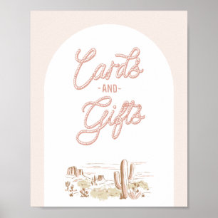 Oh Baby Cowgirl Baby Shower Karten & Geschenke Poster