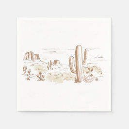 Oh Baby Cowgirl Shower  Serviette