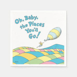 Oh, Baby, die Orte, an denen Sie die Babydusche Na Serviette